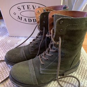 Steve Madden fame combat boots